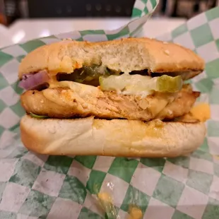 Salmon sandwich