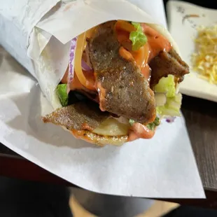 GRYO WRAP WITH EXTRA MEAT!! $9.99