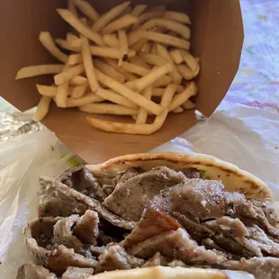 Gyro and Fries!