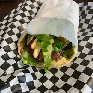Falafel wrap