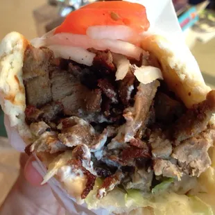 Pricey but look at all that gyro meat!