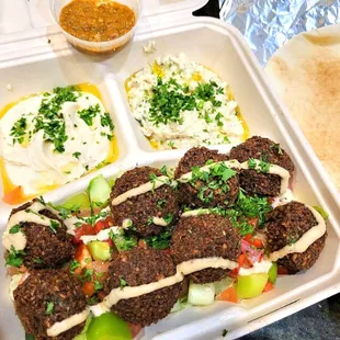 Falafel Plate, $16 - 5 Stars