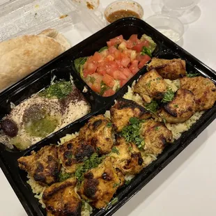 Chicken Kebab Plate