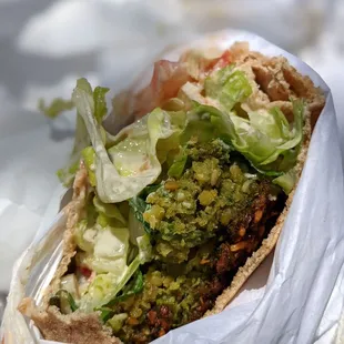 Falafel wrap
