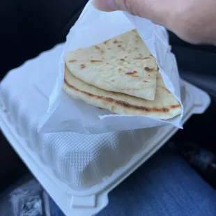 That&apos;s soft, warm and delish bread to scoop up your hummus