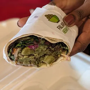 Falafel wrap