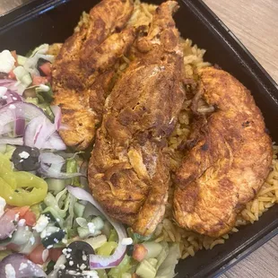 Chicken Shwarma platter