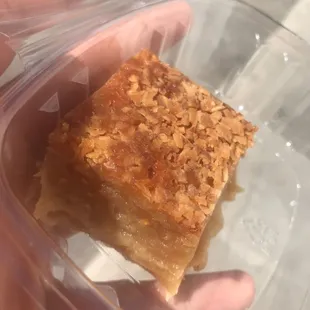 Coconut fudge baklava best dessert in the world