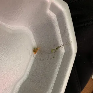 Mmmmm, yummy hair in my tabouli