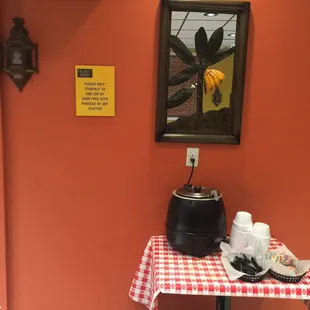 Free soup with platter