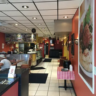 sushi and sashimi, interior