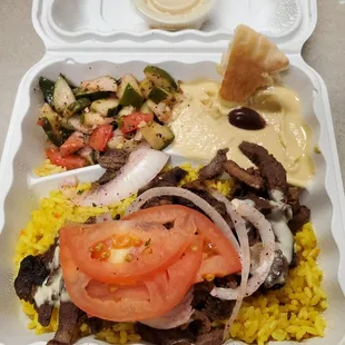 Gyro bowl with rice. So good!!