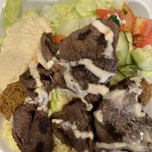 Beef Shish Kabob Plate