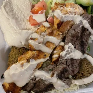 Chicken and Kafta Plate