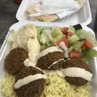 Falafel plate