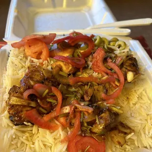 8. Chicken Kebab Meal