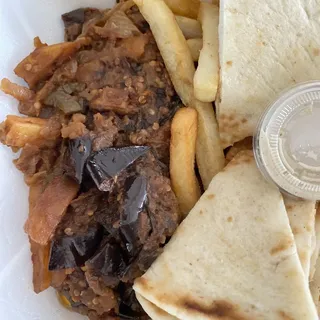 Vegan Moussaka Platter