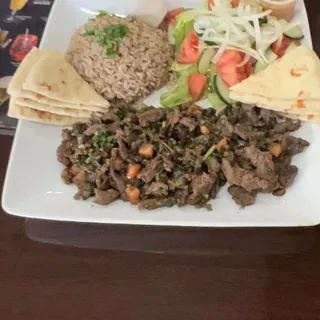 Beef Shawarma Platter
