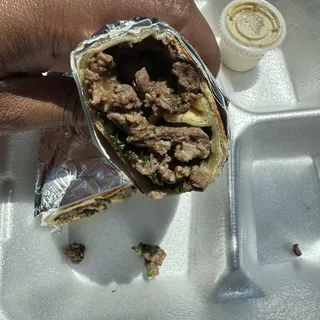 Beef Shawarma Wrap