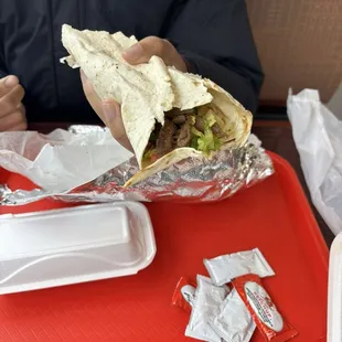 Beef Shawarma Sandwich