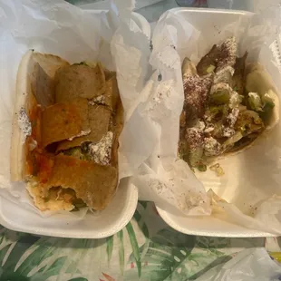 Falafel Oasis: Meat was like leather &amp; nasty...