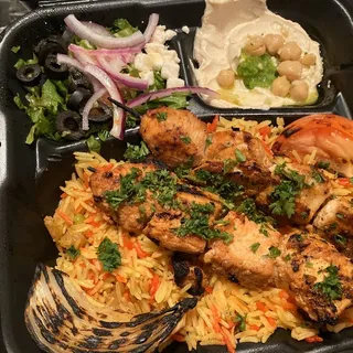 Shish Tawook Platter