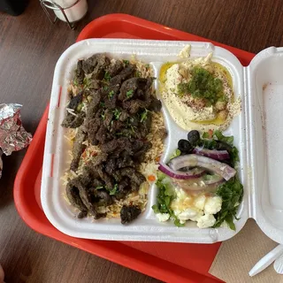 Beef Shawarma Platter