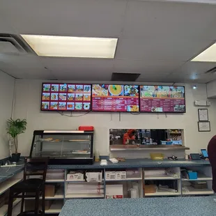 a man and a woman ordering food