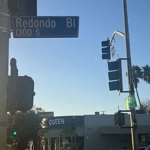 On corner of Redondo and Pico