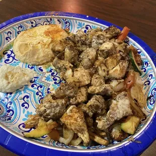 Chicken Kabob Platter