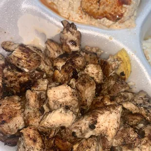 chicken kabob platter