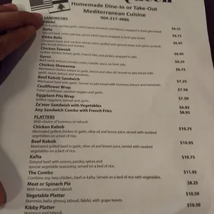 Yummy so many menu options