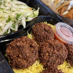 Falafel &amp; rice