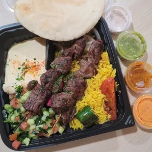 lamb kabab plate