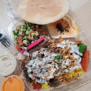 mixed shawarma