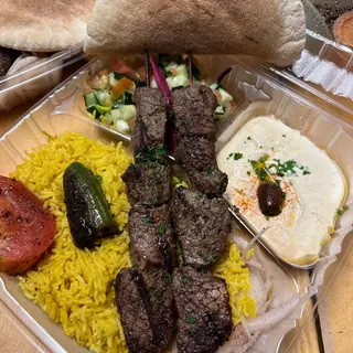 Beef Kabab Rice Plate