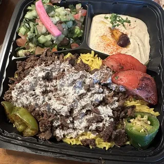 Lamb/Beef Shawarma Rice bowl
