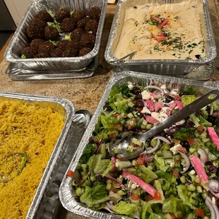 interior, salads