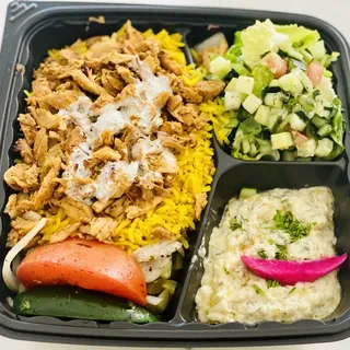 Chicken Shawarma Rice Plate