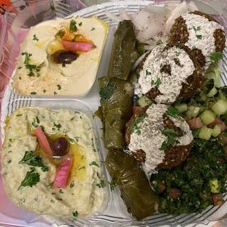 Vegetarian Combo Rice Plate