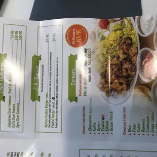 New menu