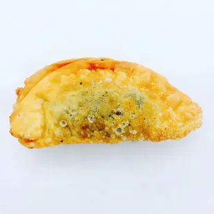 Santorini bureka with spinach, feta, mushroom, and sundried tomato