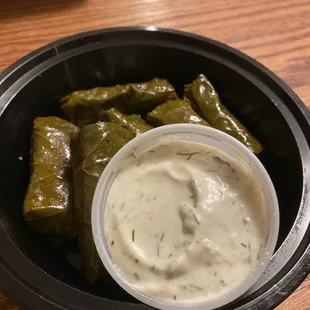 Dolma  Falafelville Sauce (Tzatziki)