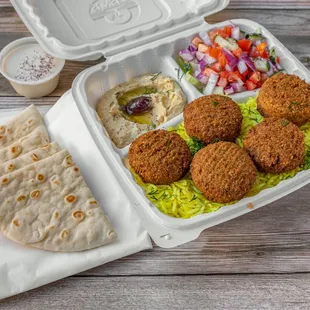 Falafel Rice Plate