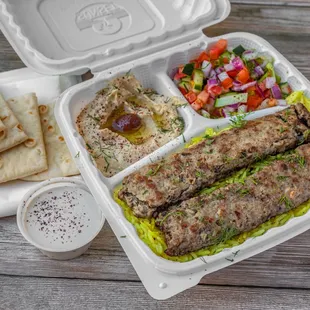 Kebab Rice plate