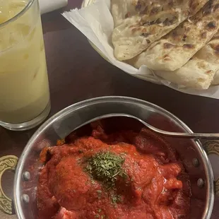 Chicken Tikka Masala with naan