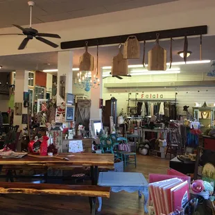 Local artists and boutique style clothing!
