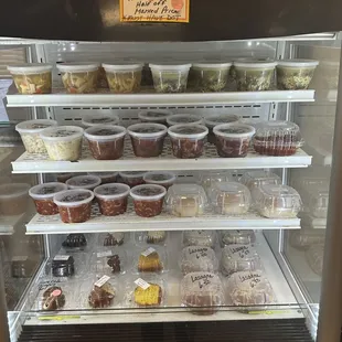 Grab and go soups, lasagna, pastas, salads, desserts, and much more