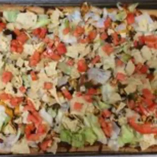 We have many specialty pizzas, including this delicious Taco Pizza