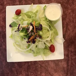 Side salad portion! Comes with all pastas